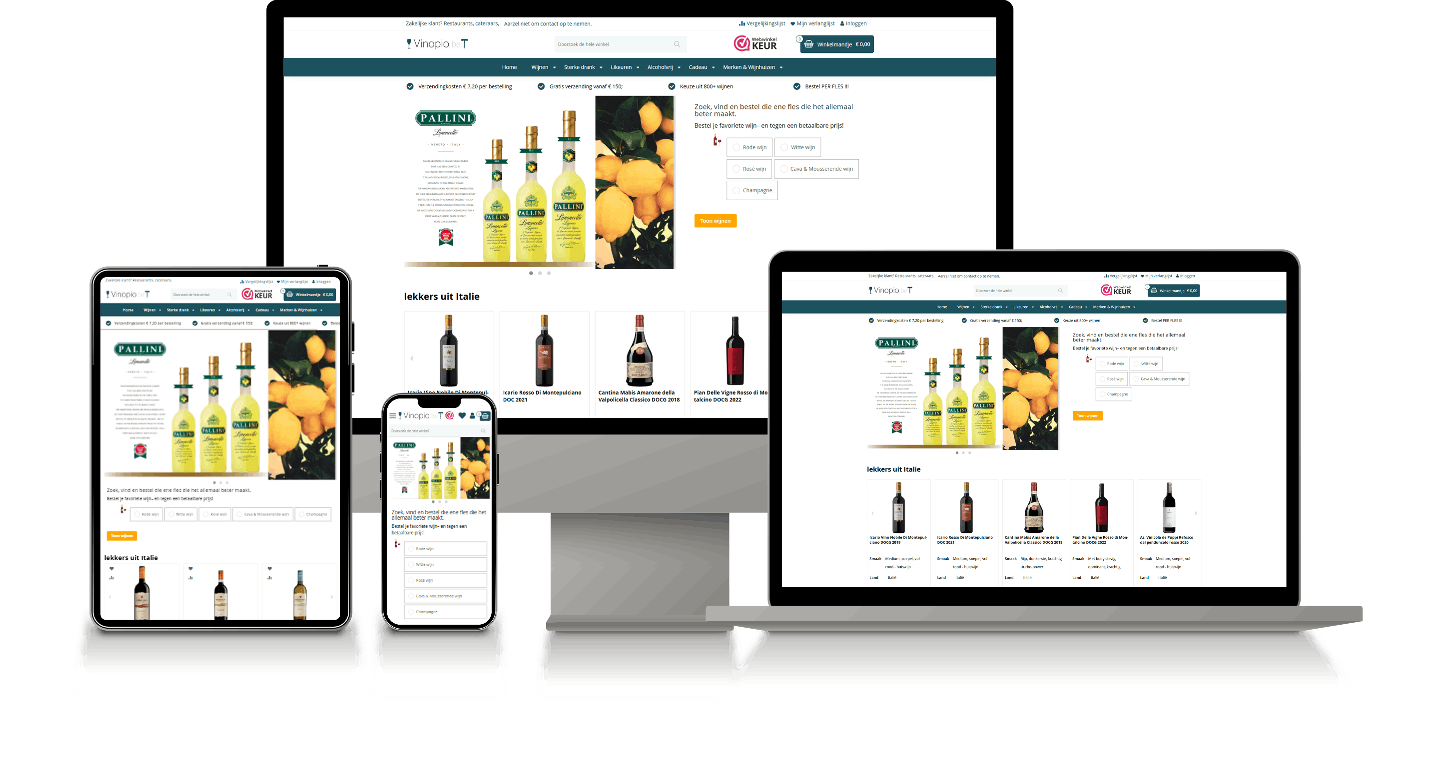 Vinopio website