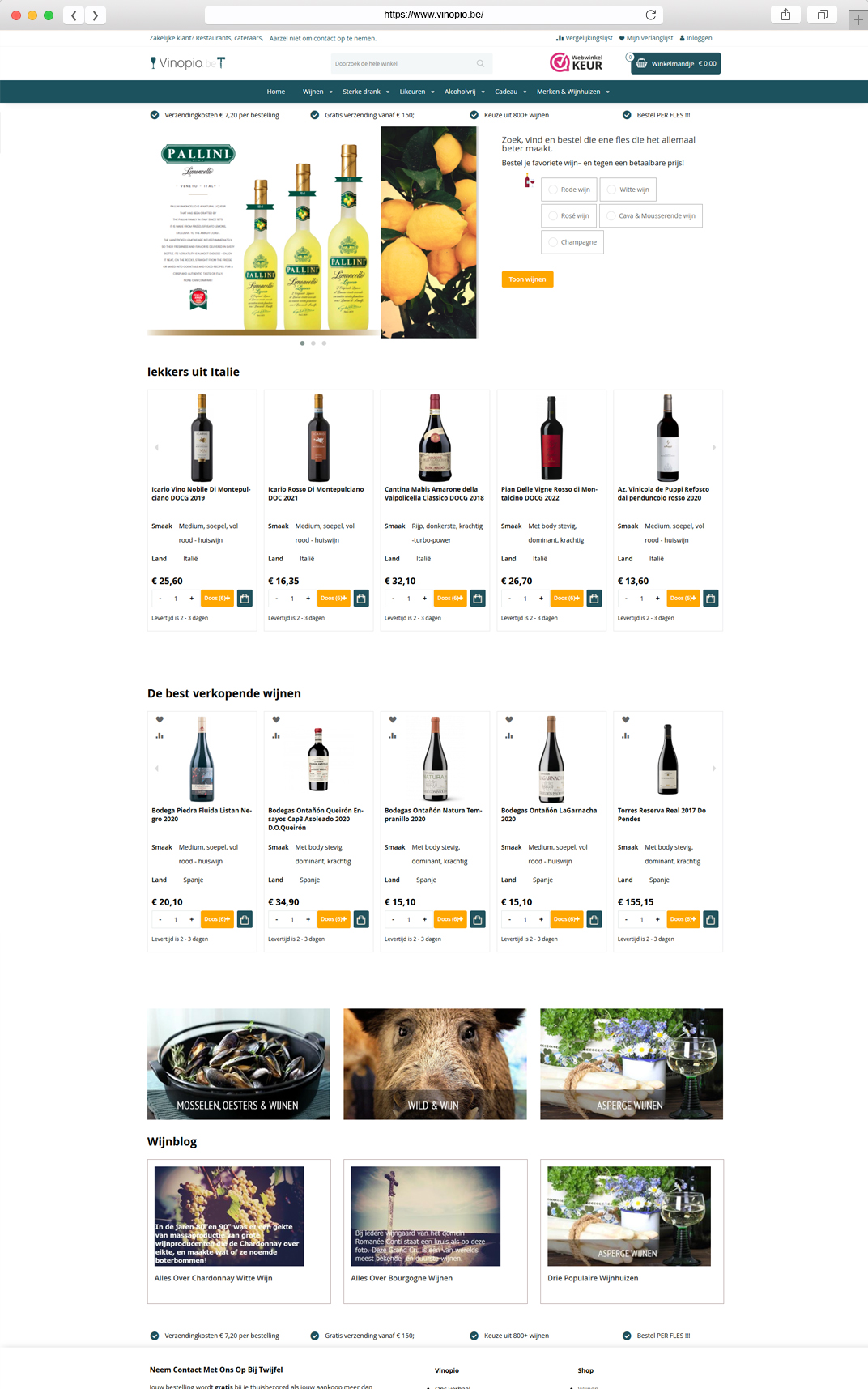 Blomson website