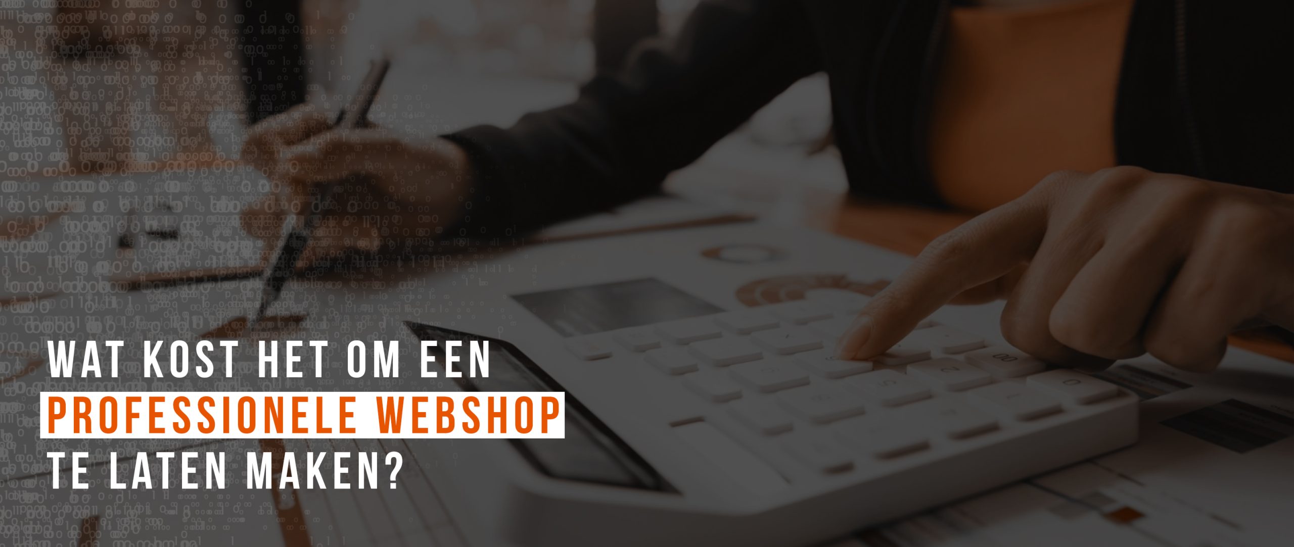 Wat kost het om een professionele webshop te laten maken?