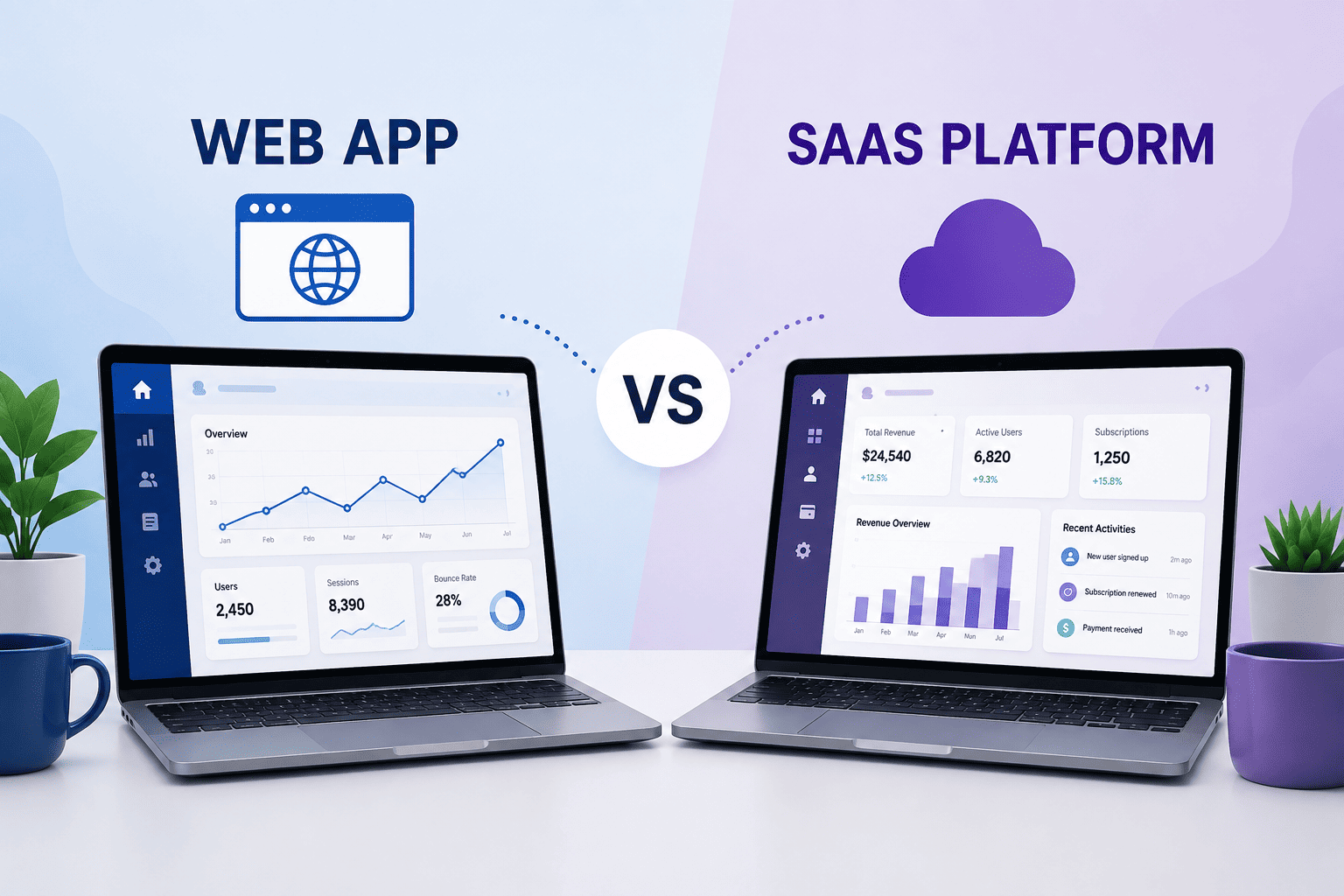 webapp vs saas