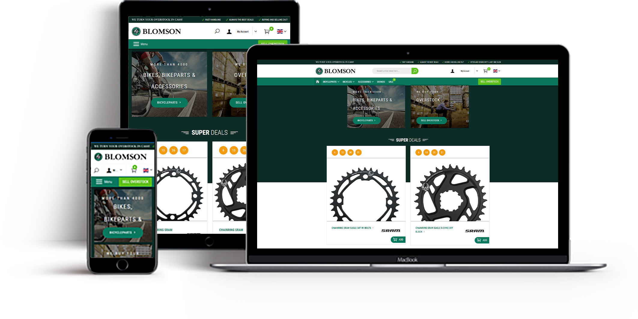 Blomson website