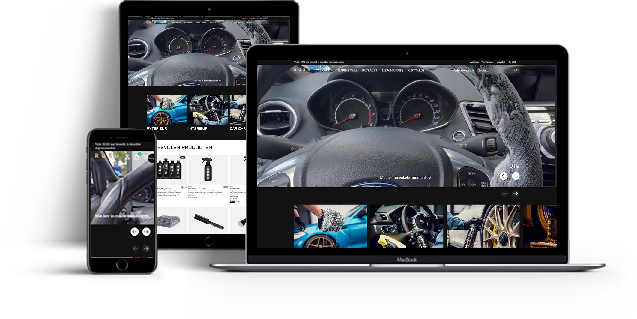Rush- leven in de snelle strook website